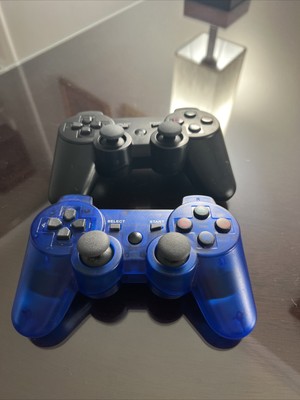 LOT of (2) Unbranded Generic PlayStation 3 PS3 Wireless Controllers