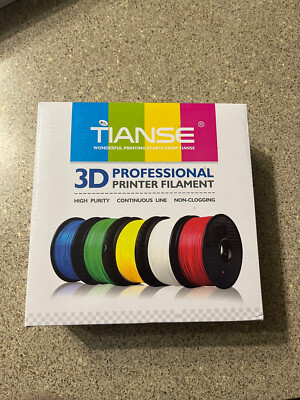 TIANSE 3D Printer Filament Green, 1.75mm 1KG Spool (2.2lbs)