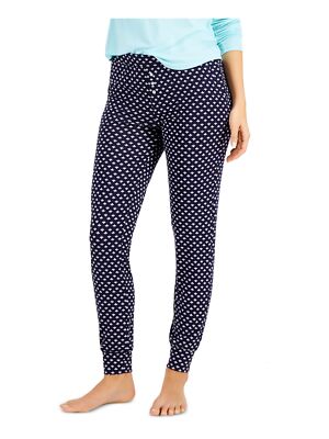 Темно-синие брюки для сна ALFANI INTIMATES Intimates S