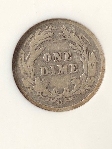 Certified 1895-O Barber Dime- Key Date!