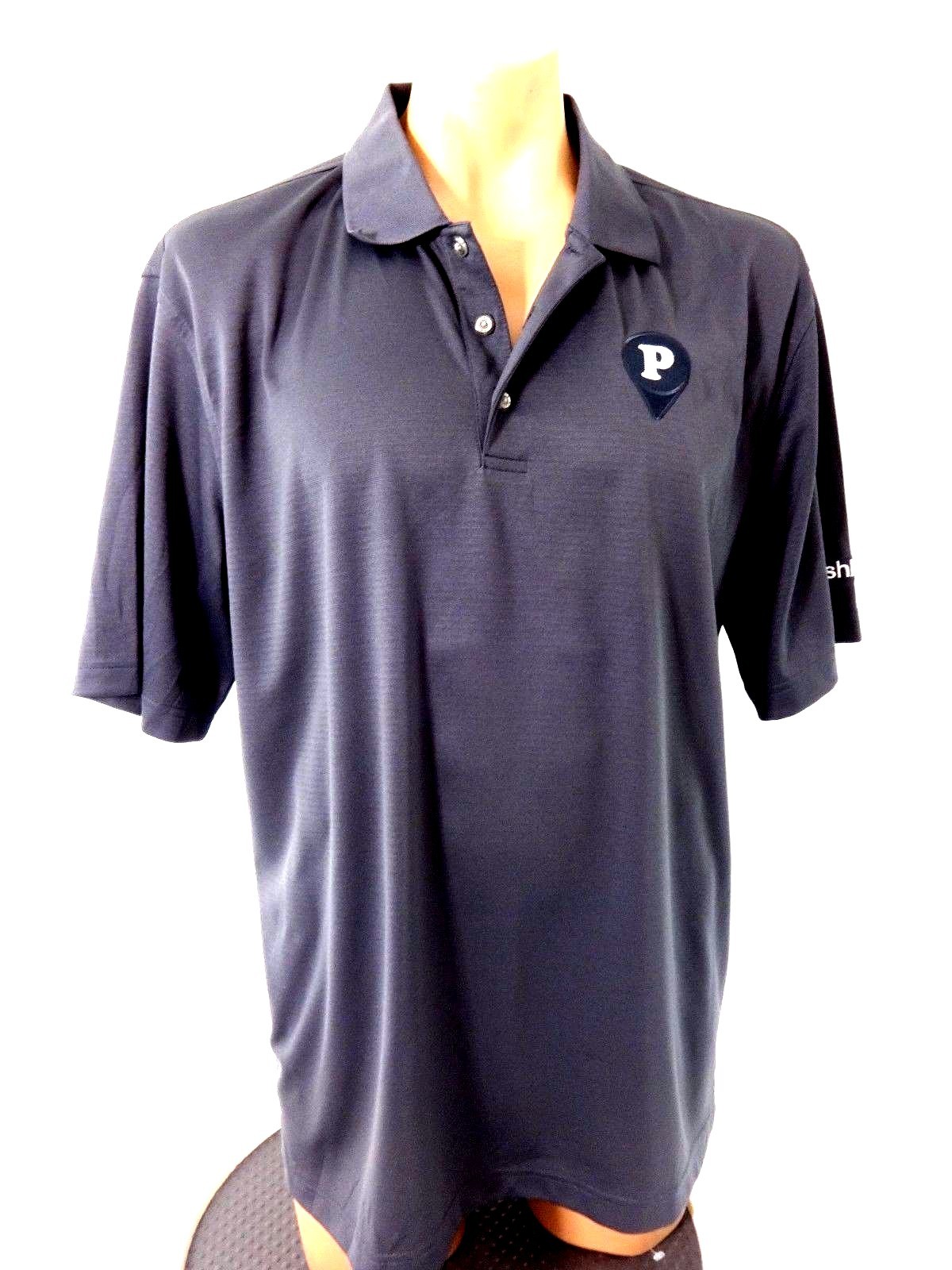 PEBBLE BEACH MENS PERFORMANCE GRAY POLYESTER GOLF POLO SHIRT SIZE XL VERY NICE! eBay