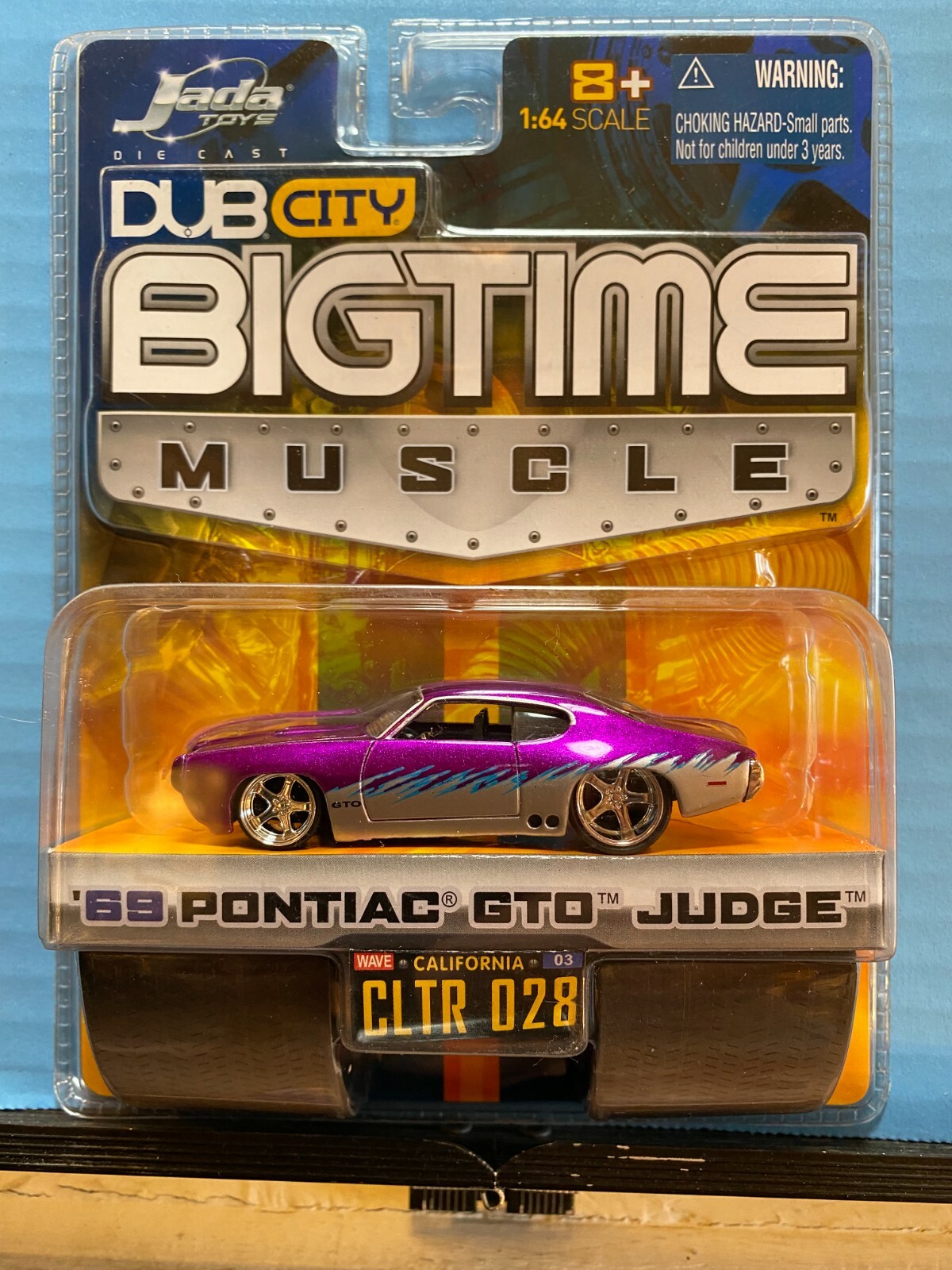 1/64 JADA DUB CITY BIGTIME MUSCLE 1969 PONTIAC GTO JUDGE