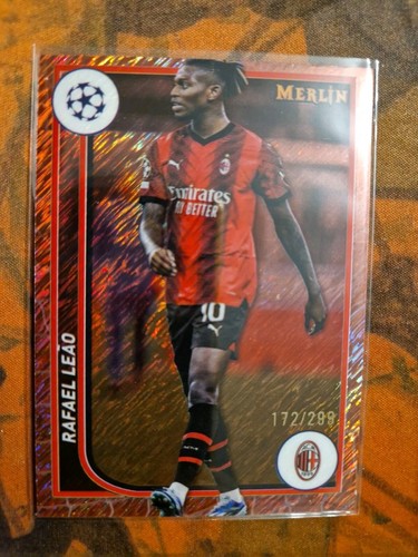 22-23 Topps Merlin LEAO 直筆サイン 世界50枚限定 2023-24 Topps Merlin Sword Rafael Leao AC Milan UEFA | eBay