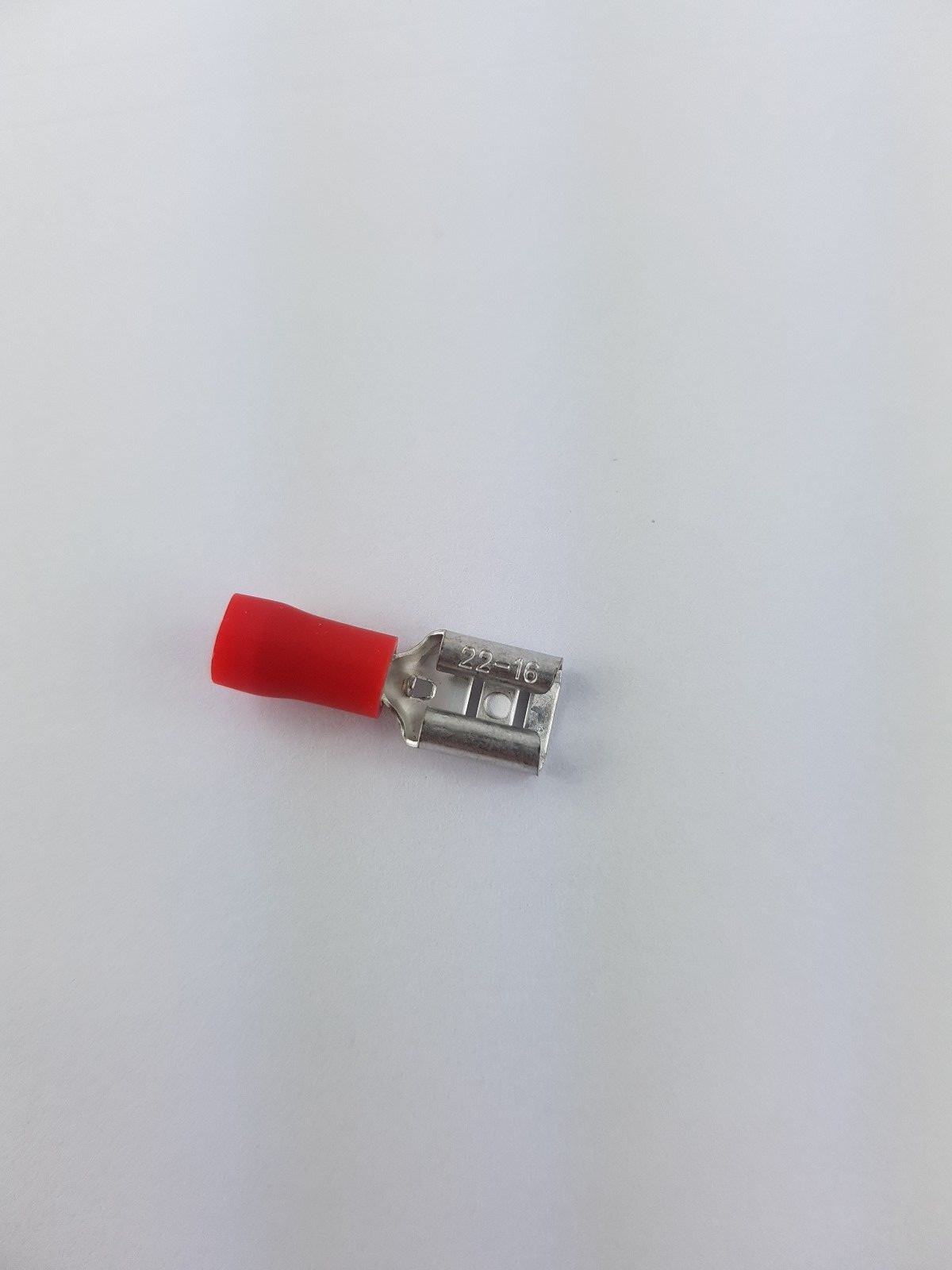 10 x Flachsteckerhülse Breite 2,8 / 4,75 / 6,35mm Kabelquerschnitt 0,5 bis 6mm²