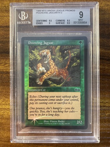MTG✨Arena League 1999 Promo POUNCING JAGUAR FOIL (Urza's MTG✨Arena League 1999 Promo POUNCING JAGUAR FOIL (Urza's