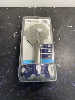Moen 26056SRN Iso 6 Function Hand Shower Arm Mount Hand Shower ant Nickel