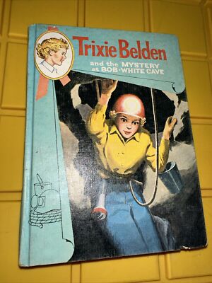 TRIXIE BELDEN hc Mystery AT BOB-WHITE CAVE Cameo hardcover #11