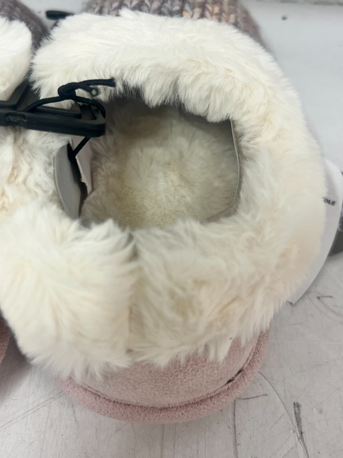 Women's Pink Super Soft Memory Foam House Slippers w/ Faux Fur Lining CHOOSE SZ