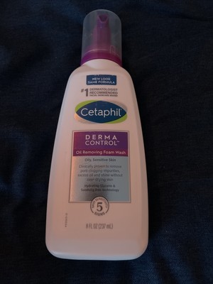 Cetaphil Derma Control Oil Removing Foam Wash Oily Skin Cleanser 8 fl oz