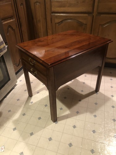 Solid Cherry Stickley End Table In Great Condition.