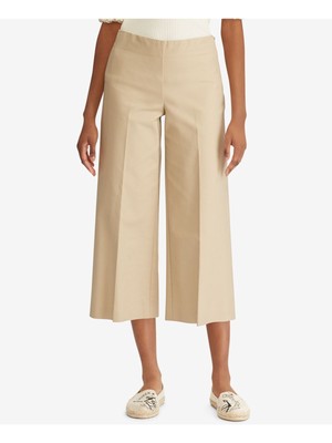 

Бежевые женские широкие брюки RALPH LAUREN Wear To Work, Бежевый, 200697237003