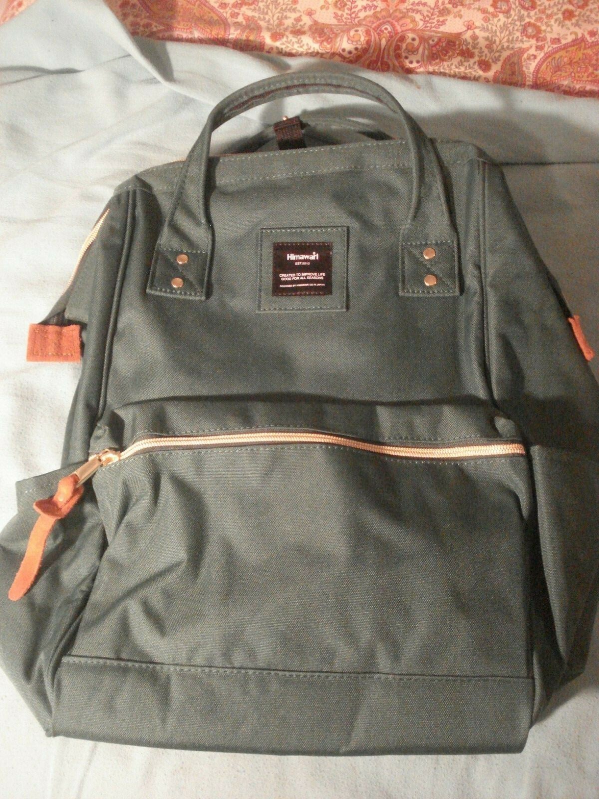 Himawari Laptop Backpack, Green, 16" Great Condition, Japanese