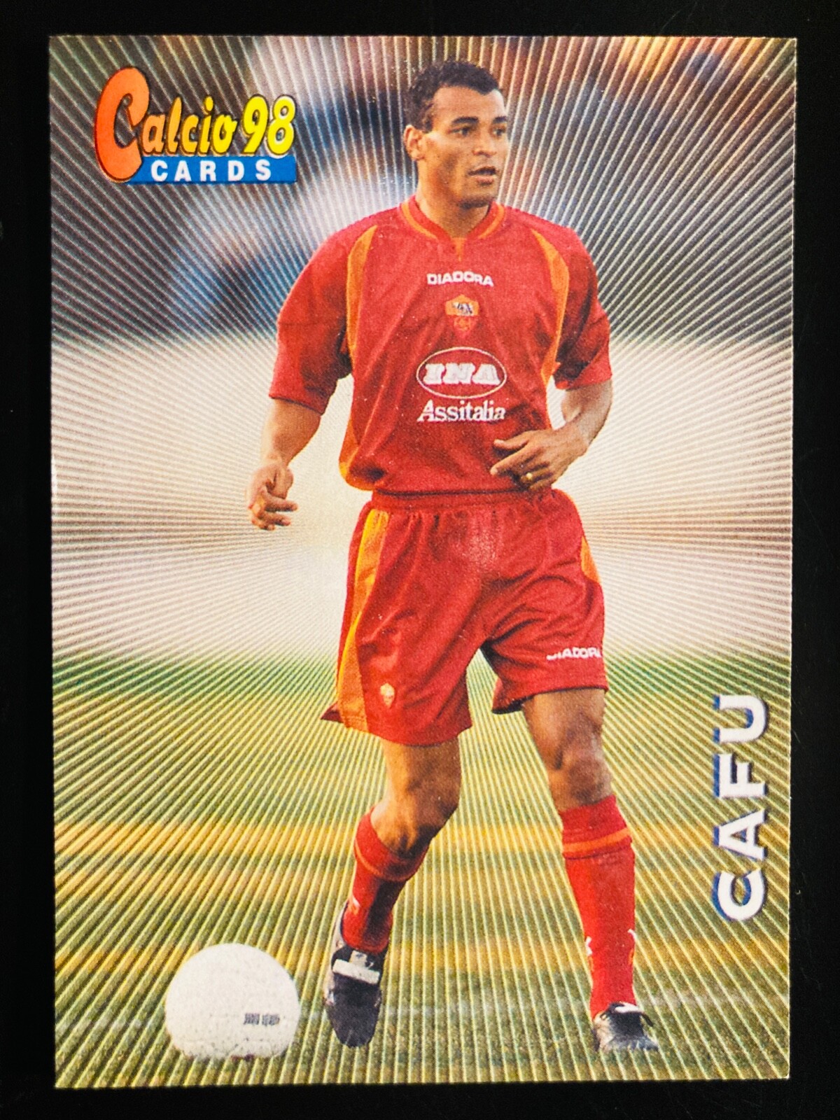 1997-98 Panini Calcio Cards 1998 # 51 Cafu AS Roma card