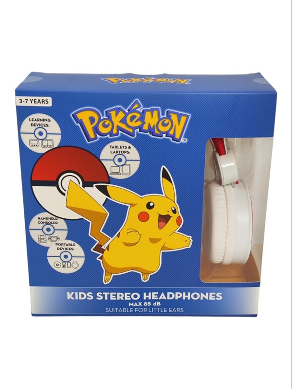 Pokemon Pokeball Kidsafe KopfhöRer, One Size Otl Technologies Neu & Ovp