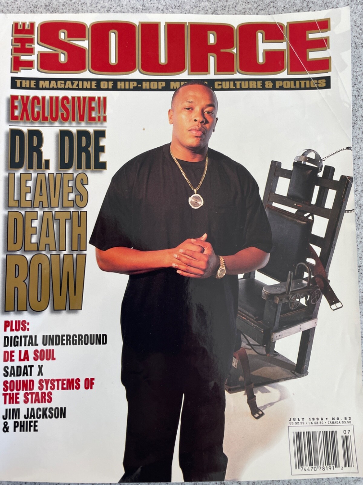 The SOURCE Magazine #82 July 1996 Dr Dre Leaves Death Row