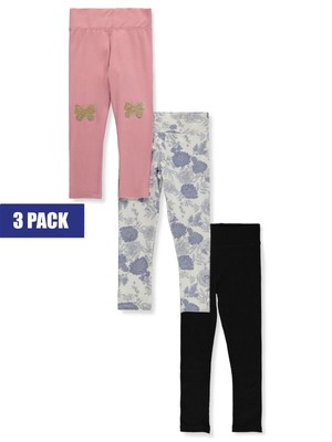 One Step Up Girls' 3-Pack Superstar Leggings