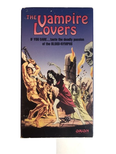The Vampire Lovers (VHS) Ingrid Pitt, Peter Cushing, RARE