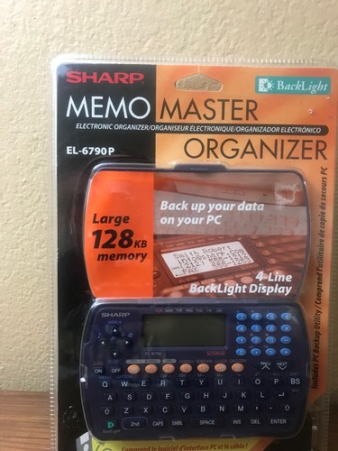 Sharp EL-6790P Memo Master Electronic Pocket Handheld Organizer PC Computer Sync