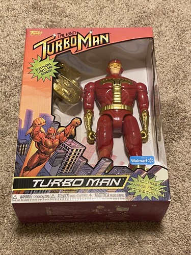 Funko Jingle All The Way 13.5” Talking TURBO MAN Figure Funko Jingle All The Way 13.5” Talking TURBO MAN Figure