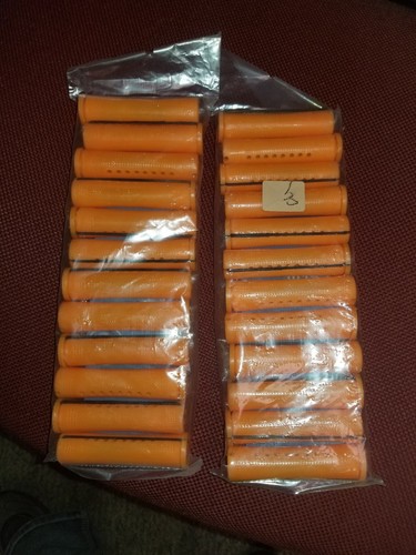 New Lot of 2 Salon Care Professional Perm Rods Orange