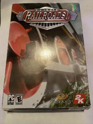 Complete Sid Meier's Railroads Microsoft Windows PC Game Computer CD-ROM Firaxis