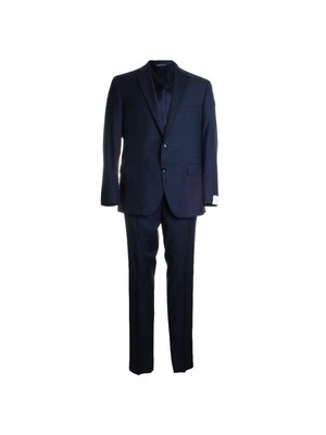 

JACK VICTOR Мужской костюм Napoli Navy Flat Front Regular Fit
