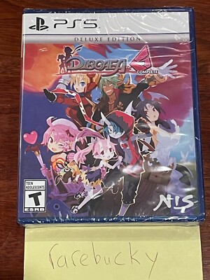 Disgaea 6 Complete: Deluxe Edition (PS5) NEW SEALED Y-FOLD MINT, RARE US NIS!
