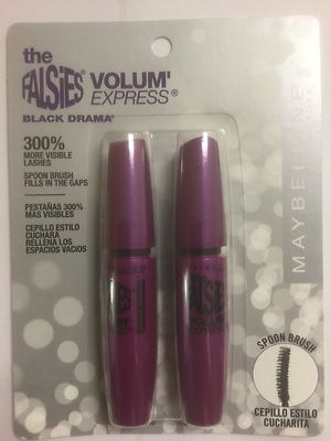 Maybelline Volum' Express The Falsies Mascara BLACK DRAMA - WASHABLE BONUS PACK