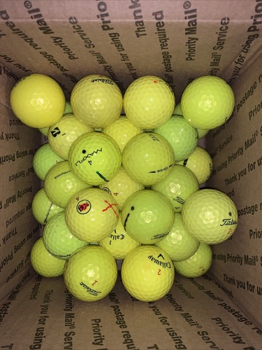 36 High Visibility Golf Balls, Titleist, Callaway, Bridgestone, Etc (3A-4A)