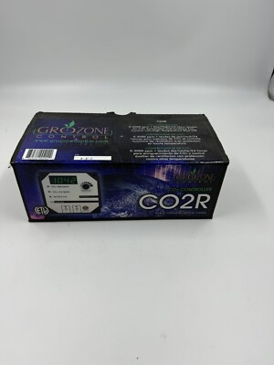 Grozone Control CO2R 0-5000 PPM CO2 Controller w/AUX Output & High Temp