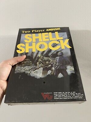 Shell Shock Victory Games Avalon Hill Book Case Board Game Unpunched New Sealed