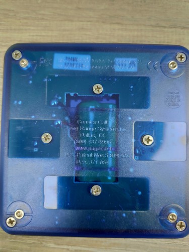 LRS Long Range Systems Coaster Call Restaurant Pager R8500 COOL BLUE