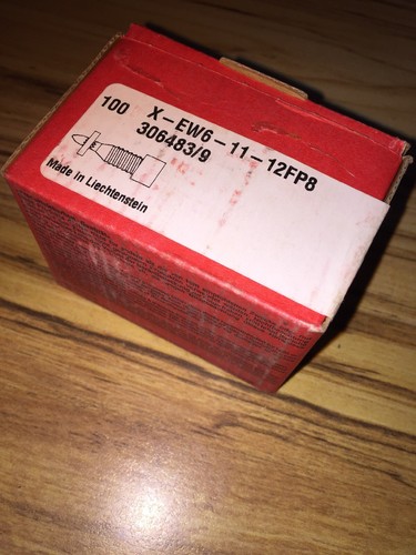 HILTI EW6-11-12 FP8 BOX OF (82) (NEW Other)