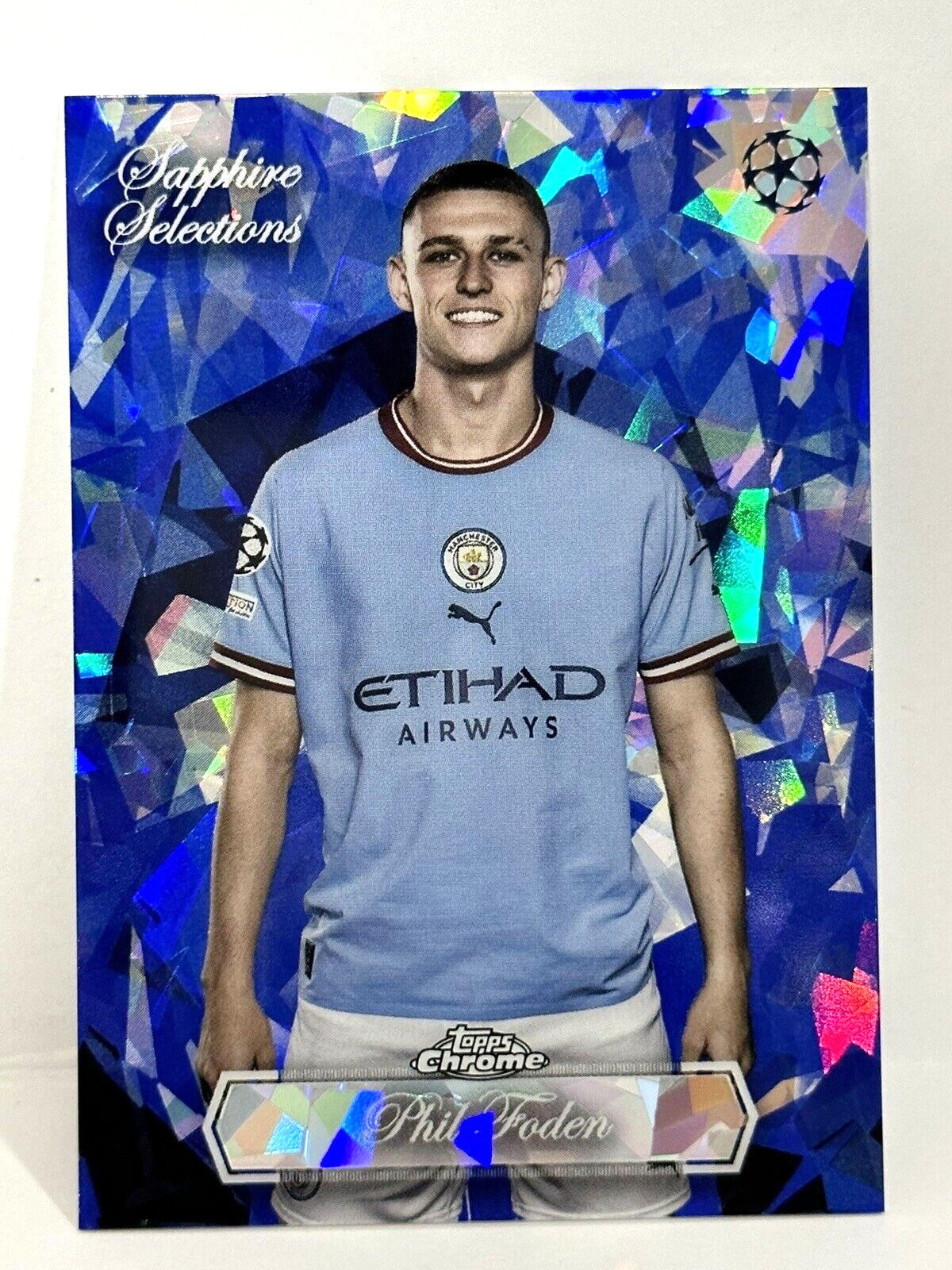 その他 2020 Phil Foden Topps Chrome Speckle 2020 Topps Chrome Ucl Speckle Refractor Phil Foden Psa 10