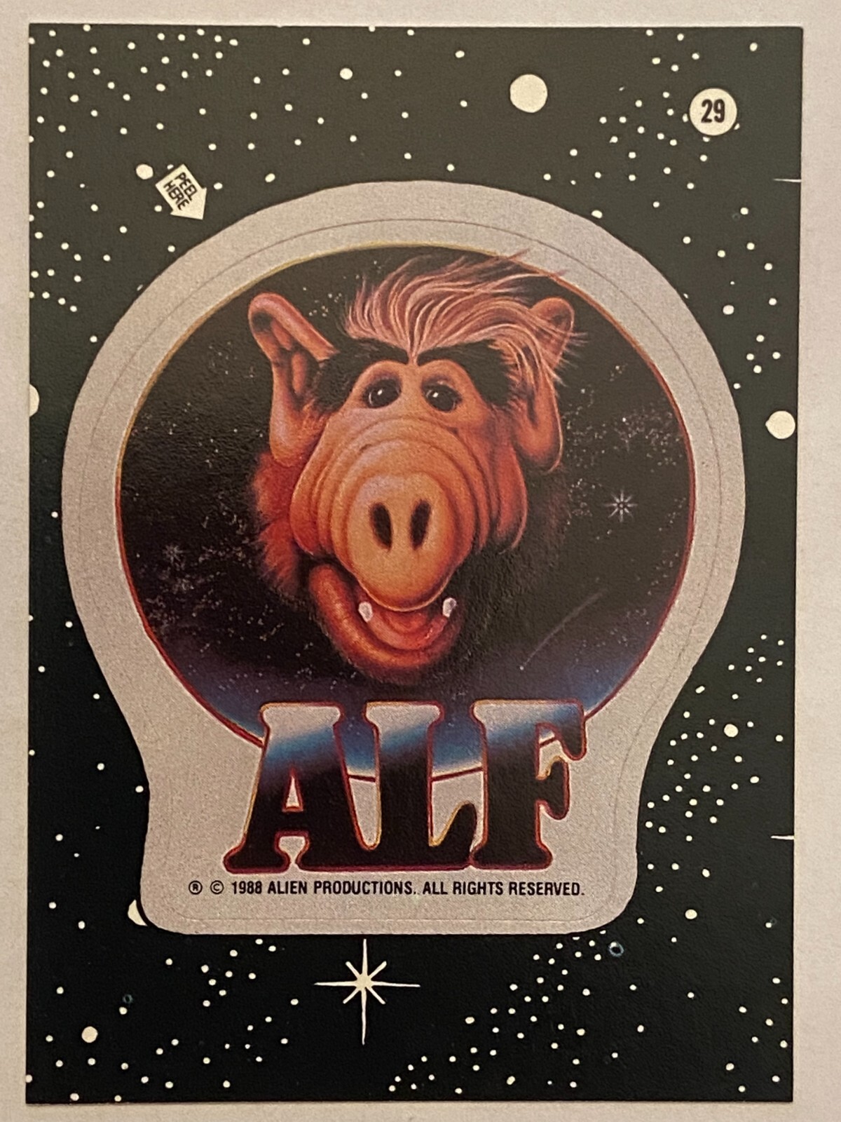 1988 Topps Alien Productions Alf #29 | eBay