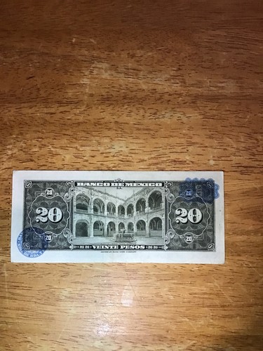 20 Pesos Mexican Bill 1970