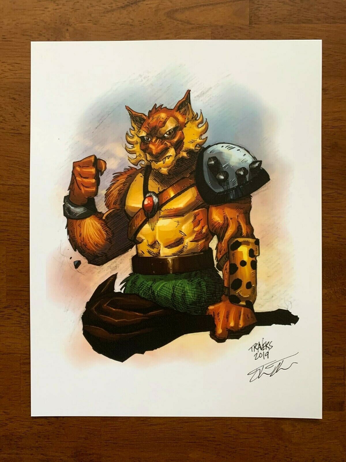 注目の福袋！ Thundercats by Print/Poster Art Signed 11 x 8.5 Jackalman コレクション