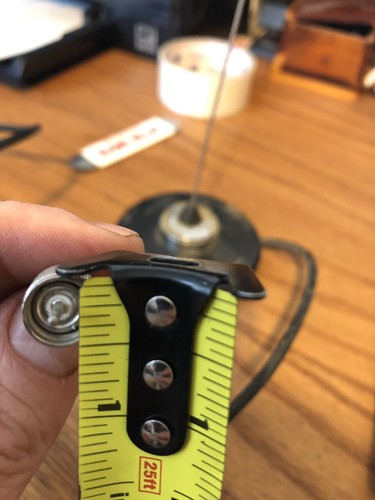 Lot Of 2 MAG MAGNET MOUNT Black Antenna UHF Radio