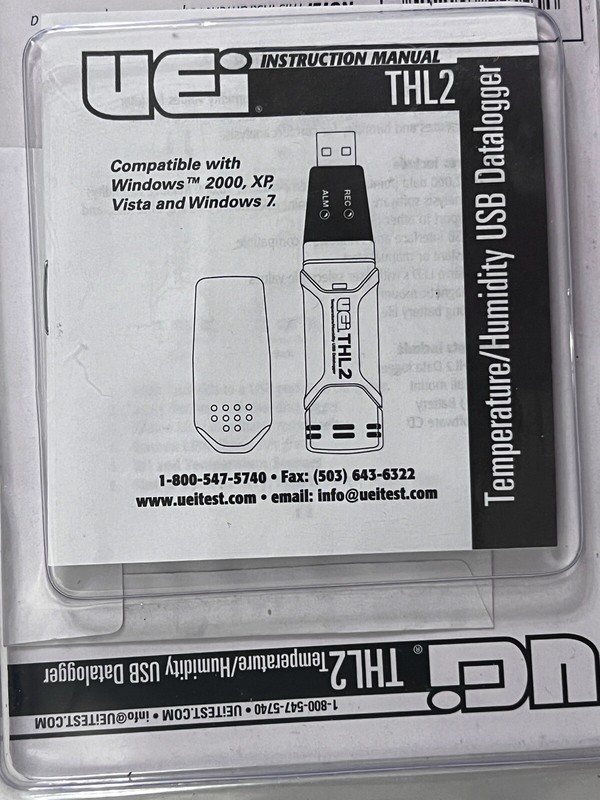 UEI THL2 Temperature Humidity USB Datalogger