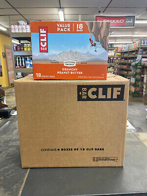 Clif Bar (11g Protein) Wholesale Lot (4bx-72 Bars)