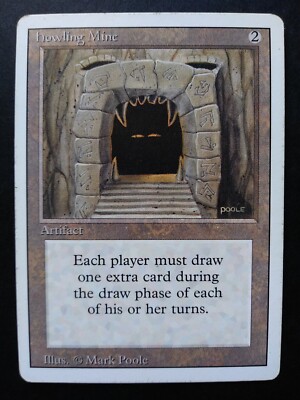 1 x Howling Mine MTG  **MP (Revised, English)