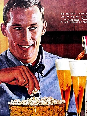 バドワイザー ポスター 額縁 Budweiser Beer ad 1934 バドワイザー ポスター 額縁 Budweiser Beer ad 1934（額装品