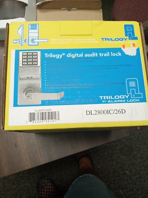 alarm lock trilogy sfic w AUDIT TRAIL , comes w fresh NEW BATTERY PACK