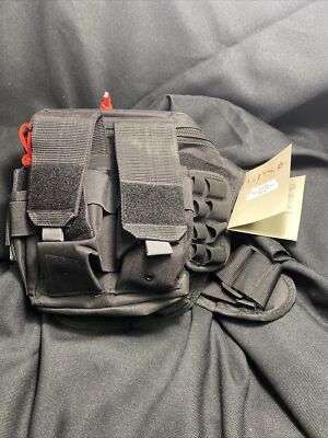 New GPS Rapid Deployment Sling Pack Shoulder Bag Black Soft Medium  GPS-982RDP