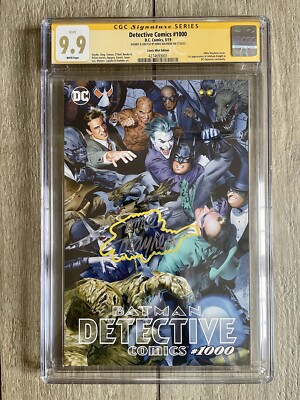 Detective Comics #1000 Mike Mayhew Signature & Sketch - RARE CGC 9.9 MINT