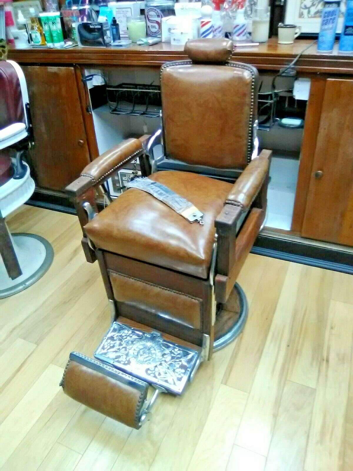 アート・デザイン・音楽 KOKEN BARBER'S SUPPLY COMPANY Custom Black Barber Chair | Custom Barber Chair | J&J