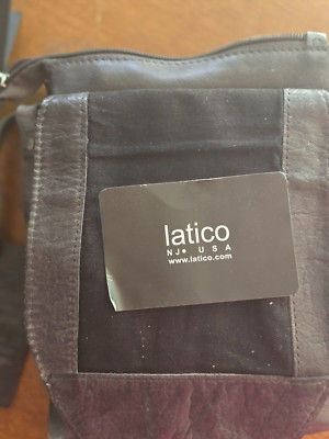 Women's handmade LATICO cross shoulder purse ,nwt-$ 110.00 SALE: 69.99
