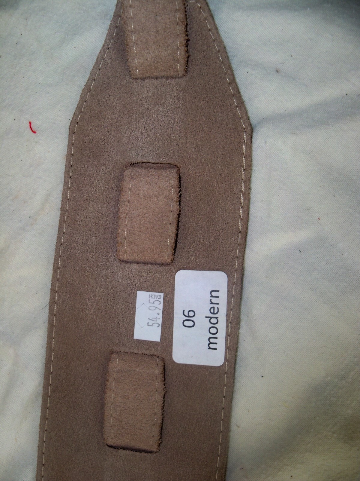 New Liszko Leather Black Adjustable Guitar Strap