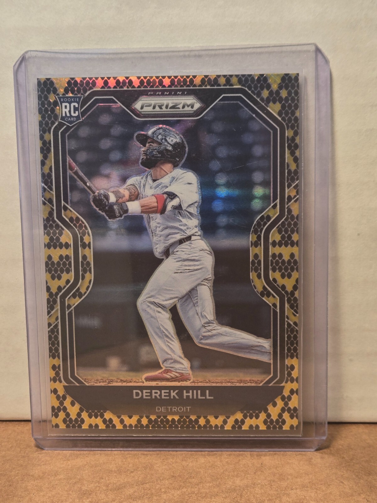 21/50 2021 Derek Hill Panini Prizm tier 3 rookie card no