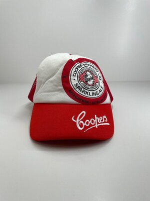 Coopers Sparkling Ale beer red cap hat trucker adjustable one size fits most